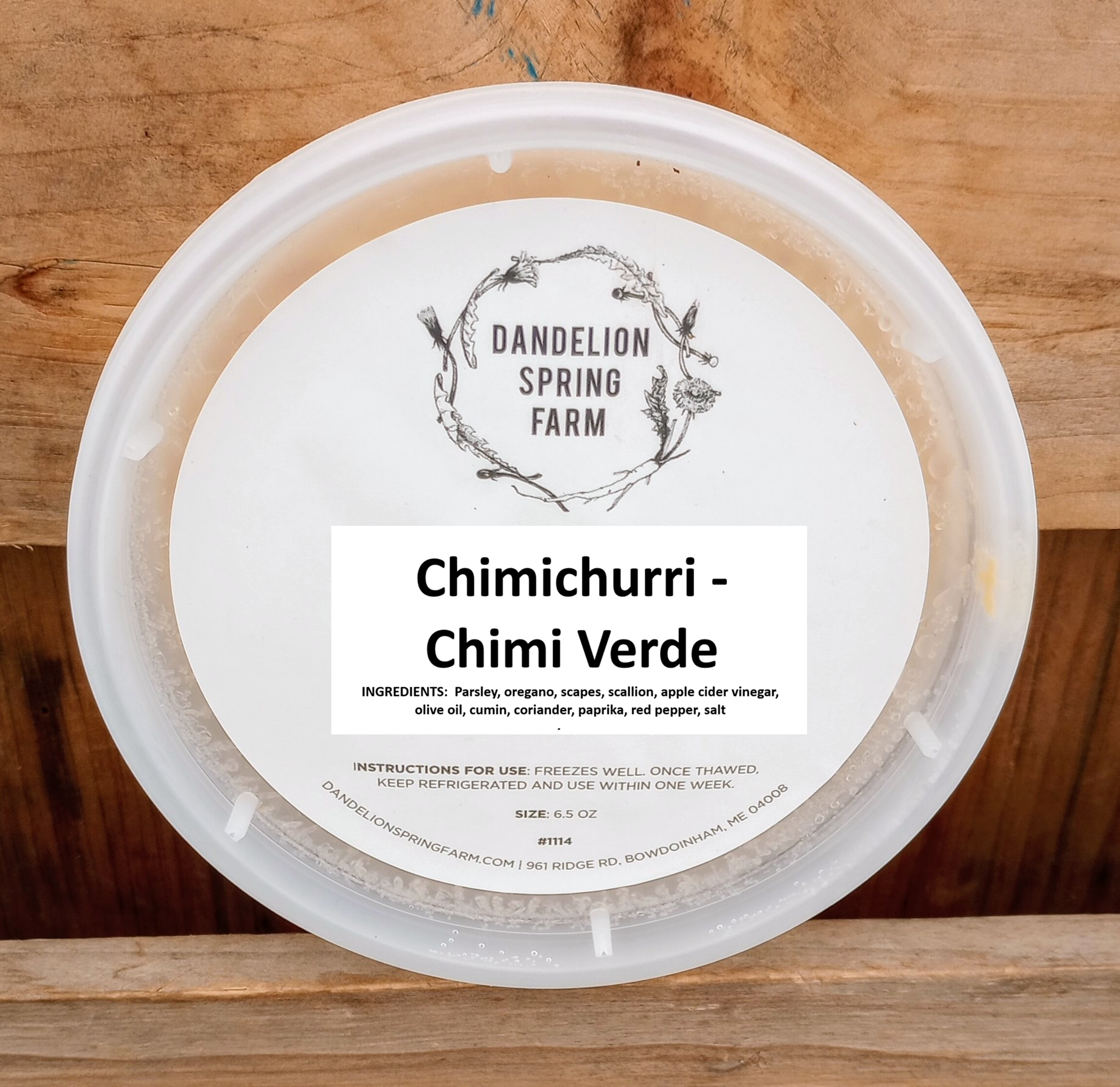 Local Pesto or Chimichurri, Frozen - 6.5 oz - SALE!