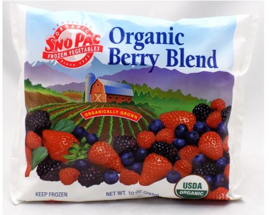 Berry Blend Fruit, Organic, Frozen - 10 oz