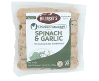 Chicken Sausage - Bilinski's - Organic or Natural - Frozen - 12 oz