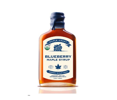 Blueberry Maple Syrup, Organic - 6.76 oz - BBDate 3/8/25 - LIQUIDATION SALE!