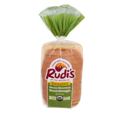 Rudis Sliced Sourdough Bread - Organic - Frozen - 22 oz