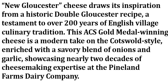 New Gloucester Cheese - 7 oz Block - Pineland Farms - BBDate 6/13/26 - SALE!