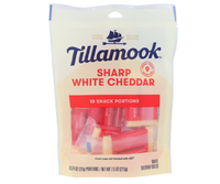 Sharp White Cheddar Cheese - Snack Portions - 10/.75 oz