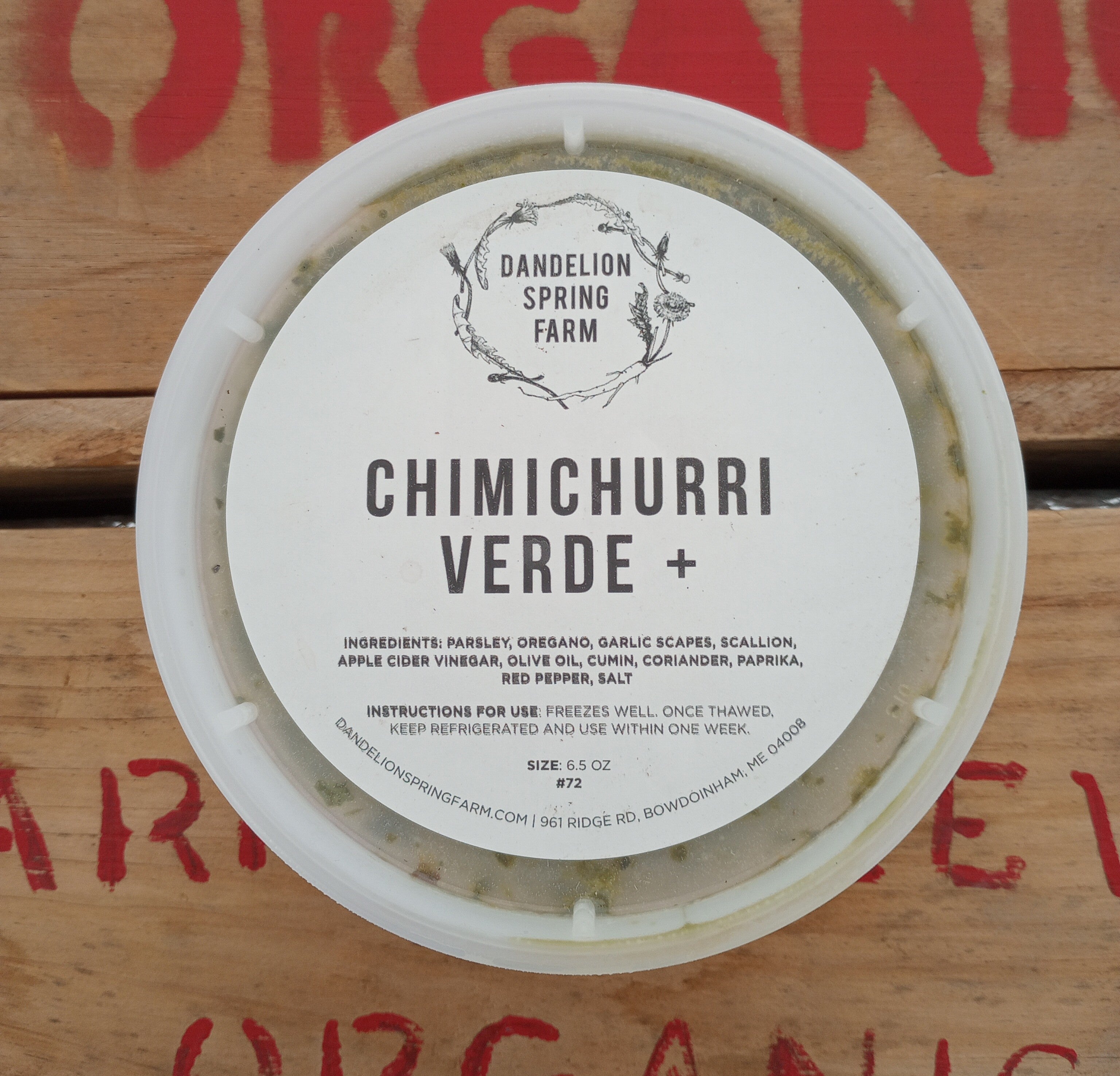 Local Pesto or Chimichurri, Frozen - 6.5 oz - SALE!