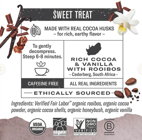 Herbal Tea - Organic Chocolate Rooibos - 12 Bags