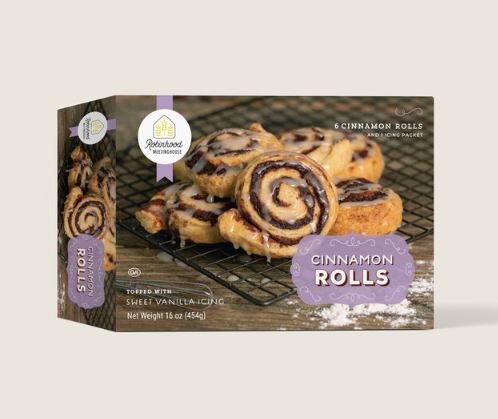 Cinnamon Rolls - Robinhood Meetinghouse - Frozen - LOCAL - 6 ct