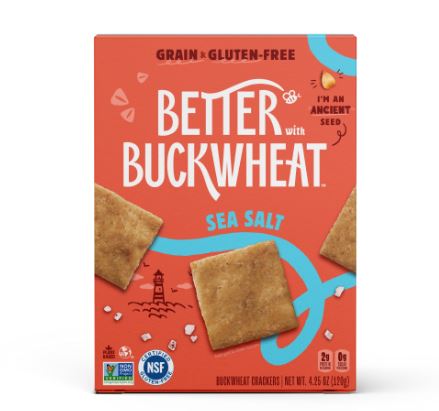 Maine Crisp - Better With Buckwheat Crackers, GF - 4.25 oz - SALE!