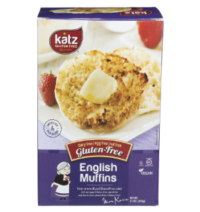 Gluten Free Bread or English Muffins - Frozen