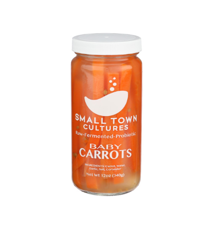 Raw-Fermented-Probiotic -  Baby Carrots - 12 oz