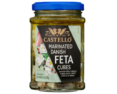 Feta Cubes in Oil & Spices - 5.25 oz