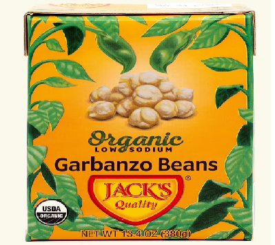 Garbanzo Beans, Organic, Low Sodium