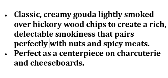 Smoked Gouda Cheese Round - 7 oz