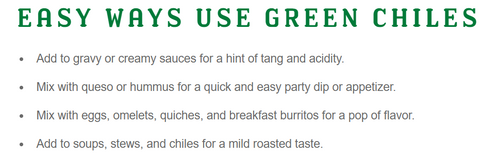 Mild Green Chiles, Diced, Organic - 4 oz
