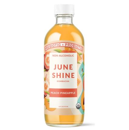 Kombucha - JuneShine - 16 oz glass