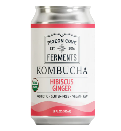 Kombucha - from Pigeon Cove Ferments -12 oz can - SALE!