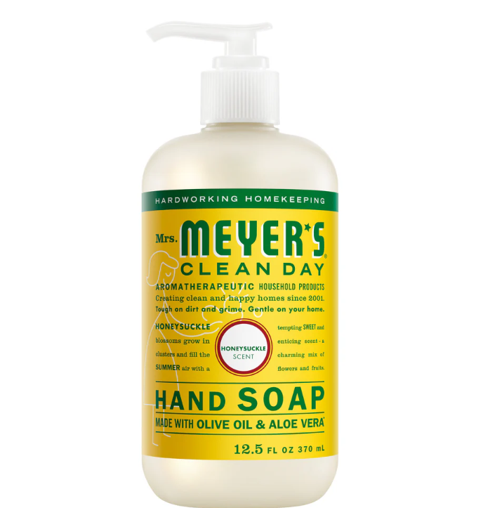 Mrs. Meyers Hand Soap - Honeysuckle - 12.5 oz Pump