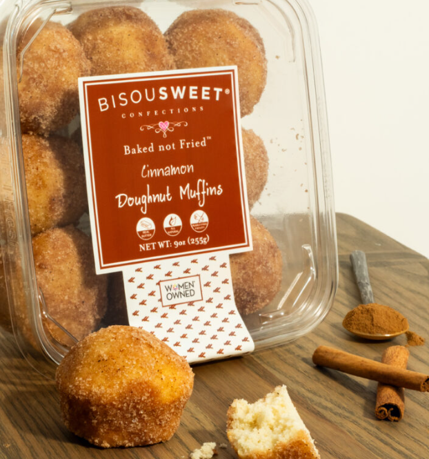 CINNAMON DOUGHNUT MINI MUFFINS - Frozen - 9 ct
