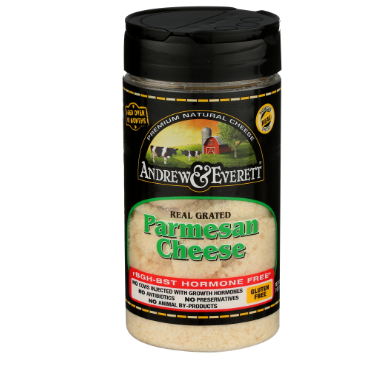 Grated Parmesan Cheese, Natural - 7 oz shaker - SALE!