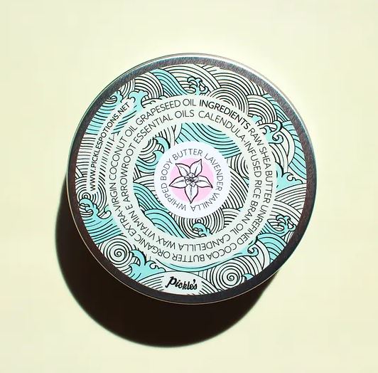 Vegan Whipped Body Butter - 4 oz Tin - Pickles Potions - SALE!