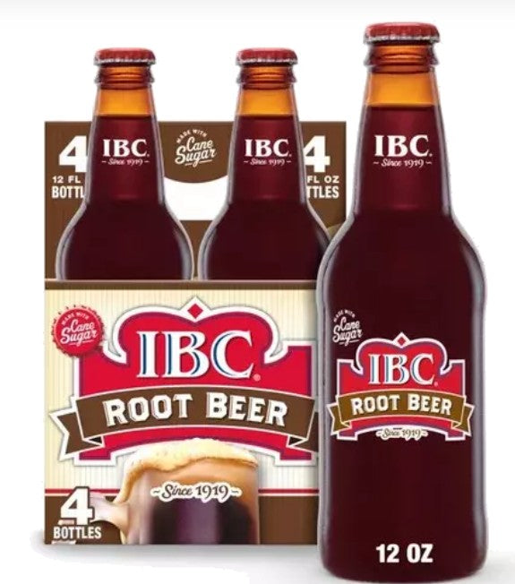IBC Root Beer Soda - 4PK/12 oz bottles