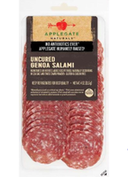 Uncured Genoa Salami, Natural, Sliced - 4 oz - SALE!