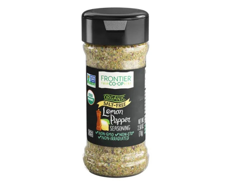 Organic Salt Free Lemon Pepper Seasoning - 2.5 oz - SALE!