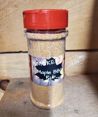 Smoked Maple BBQ Grilling Rub - LOCAL - 5 oz - Delicious on meats & grilled salmon! - SALE!