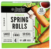 Spring Rolls with Sauce Included - Frozen  - NEW Vegetable Flavor