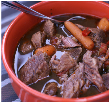 Stew Beef Organic, Local, Frozen - Misty Brook Farm - 1 lb