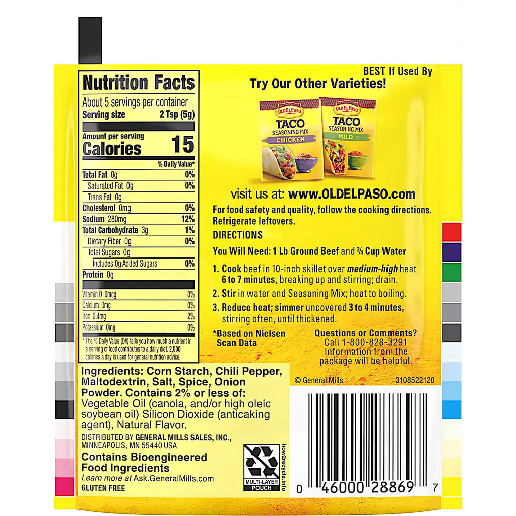 Taco Seasoning - 1 oz. - SALE!