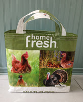 Totes - Upcycled from Reusable Feed Bags - LOCAL - NEW DESIGNS!