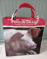 Totes - Upcycled from Reusable Feed Bags - LOCAL - NEW DESIGNS!