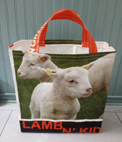 Totes - Upcycled from Reusable Feed Bags - LOCAL - NEW DESIGNS!