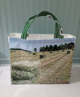 Totes - Upcycled from Reusable Feed Bags - LOCAL - NEW DESIGNS!