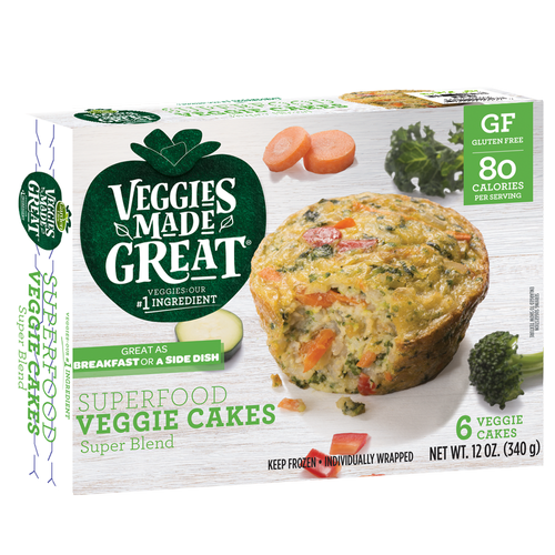 Frittatas OR Veggie Cakes, GF - Frozen - 6 Ct
