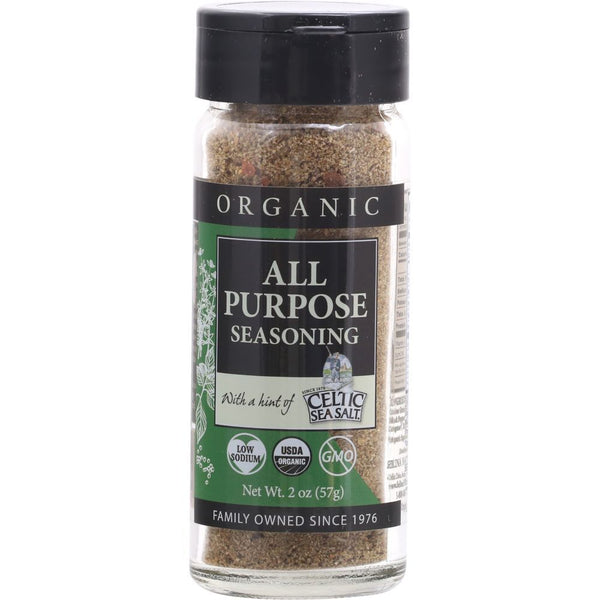 Celtic Sea Salt, Organic - All Purpose - 1.7 oz shaker