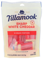 Sharp White Cheddar Cheese - Snack Portions - 10/.75 oz