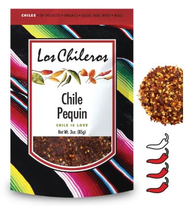 Chile Pequin Flakes - 1 oz - CLOSEOUT SALE!