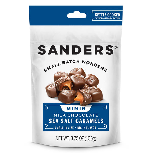 Caramels - Chocolate Sea Salt - Dairy free variety is Vegan - NEW No Sugar Added!