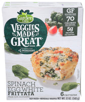 Frittatas - Spinach Egg White - GF - Frozen - 6 Ct