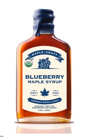 Blueberry Maple Syrup, Organic - 6.76 oz