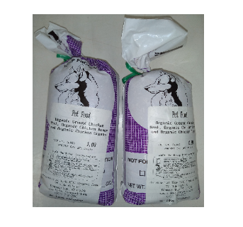 Pet Food Chicken Supplement Organic - Frozen - 1 lb +-  Tide Mill
