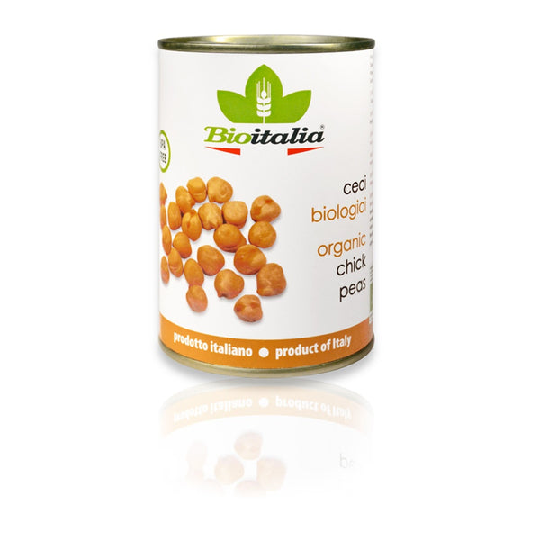 Chickpeas Organic - Canned - Bioitalia