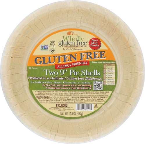 GF Pie Shells 2 pk - Wholly Wholesome - CLOSEOUT SALE!